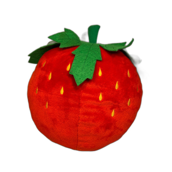 Shopkins Strawberry Kiss Plush Doll Moose Toys Season 1 8" Stuffed Animal Berry - Picture 2 of 3